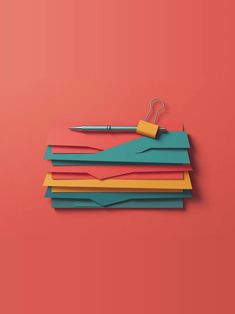Tag der Bürofachkräfte: Mehrlagige Illustration