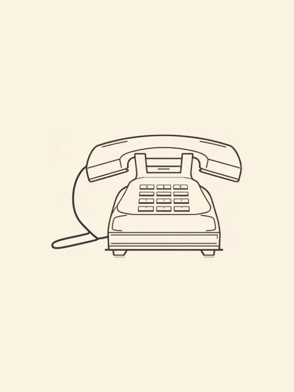 Tag der Bürofachkräfte: Minimalistische Linienzeichnung