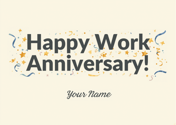 Anniversary design