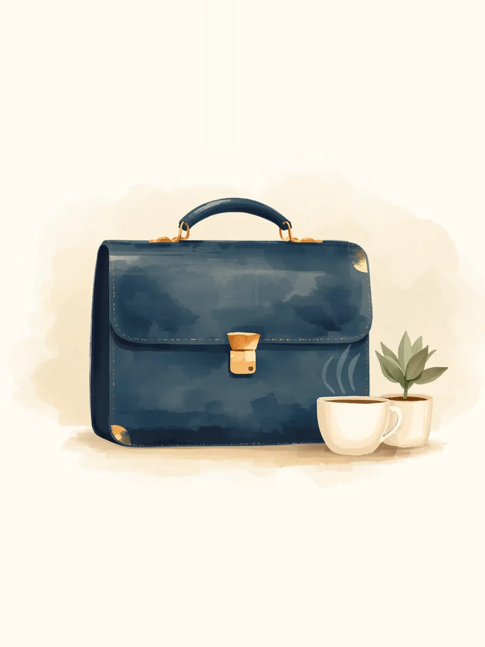 Tag der Führungskräfte: Aquarellmotiv