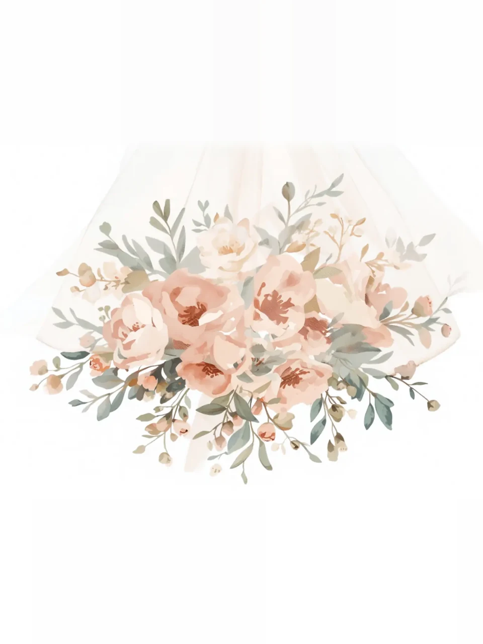 Brautparty: Aquarellmotiv