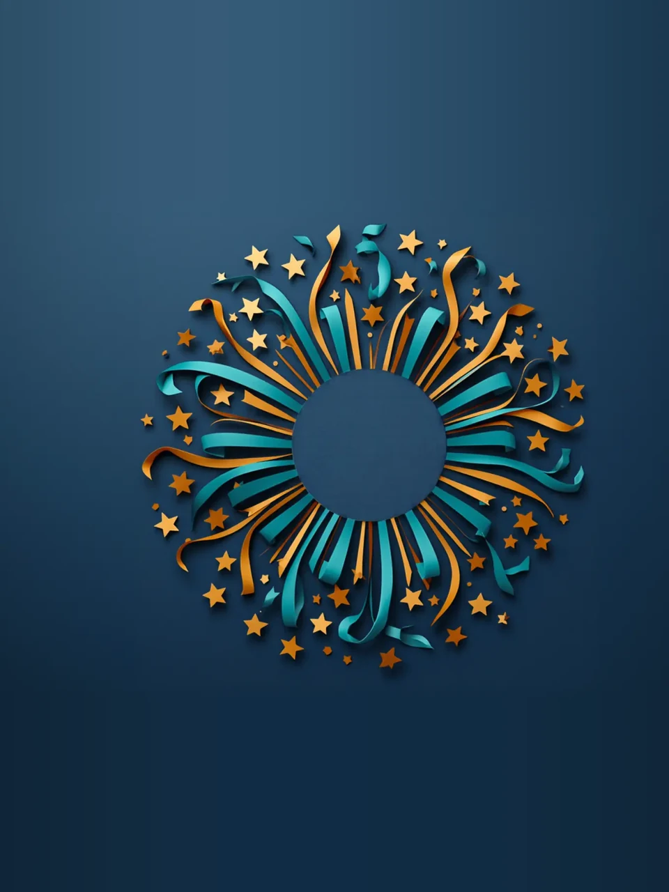 Firmenjubiläum: Mehrlagige Illustration