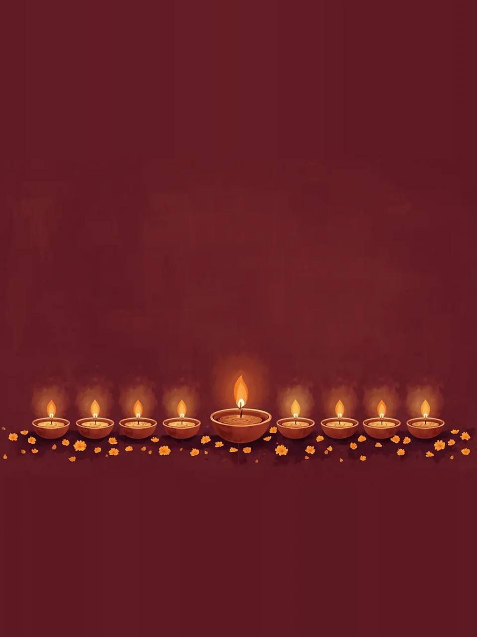 Diwali: Aquarellmotiv