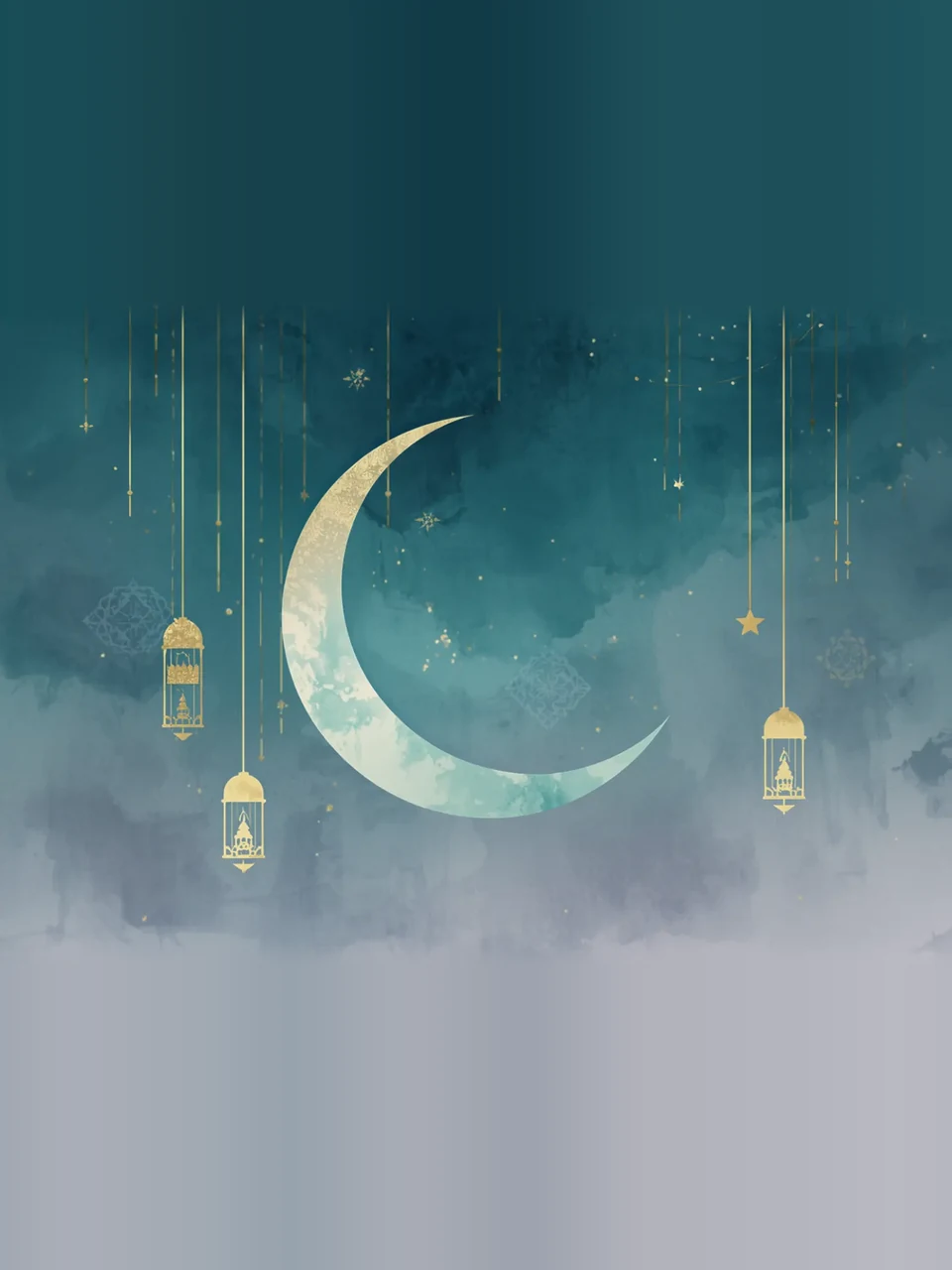 Eid: Aquarellmotiv