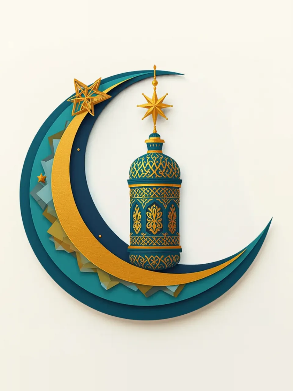 Eid: Mehrlagige Illustration