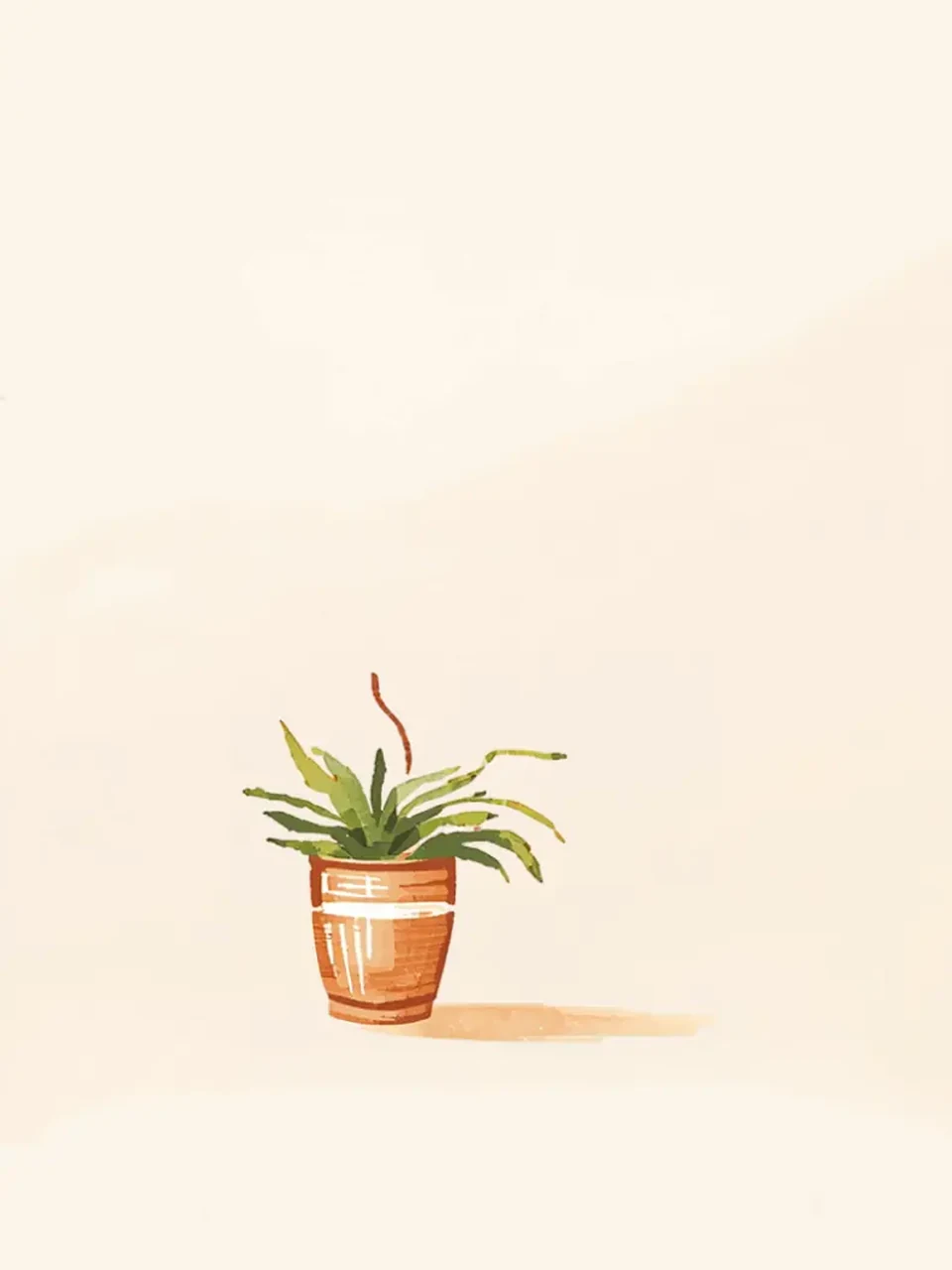 Willkommen zurück: Aquarellmotiv