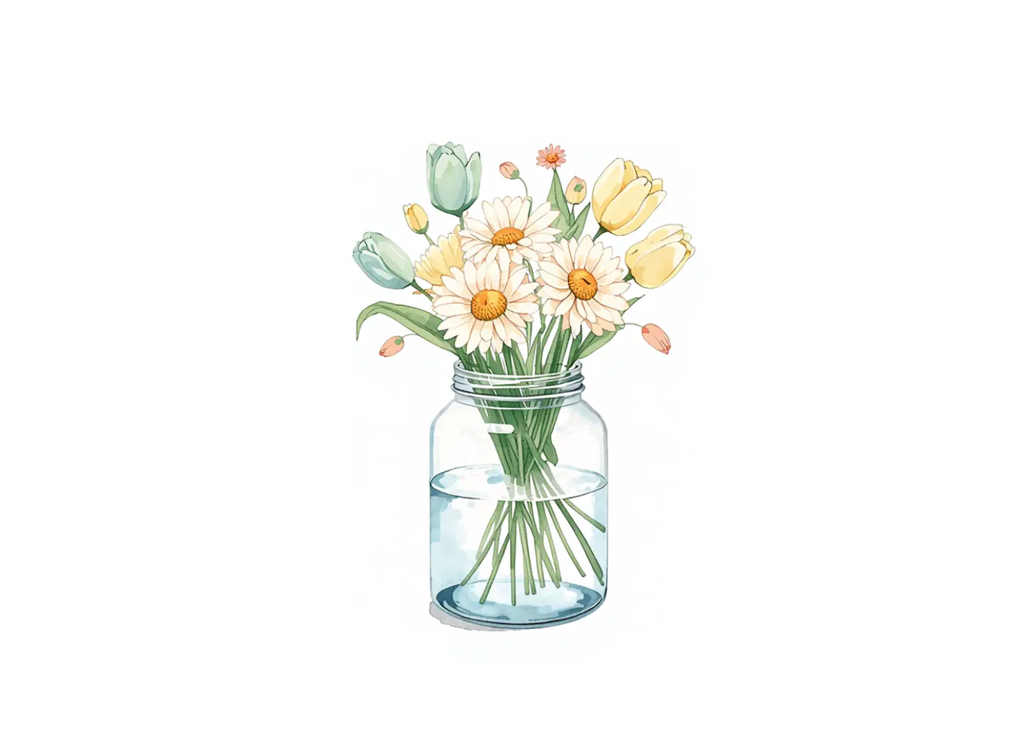 Bon rétablissement: Illustration à l’aquarelle