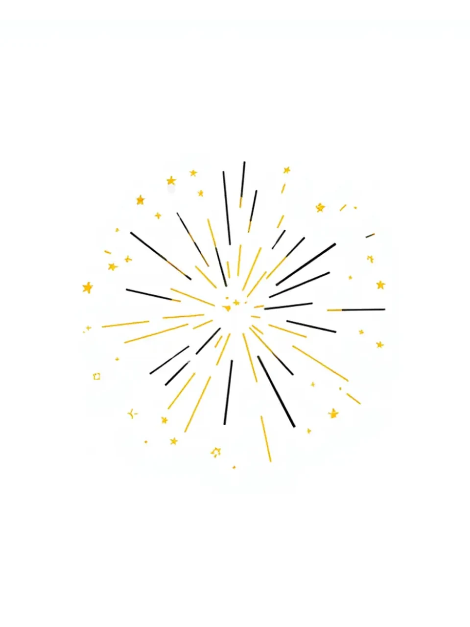 Neujahr: Zartes dekoratives Motiv