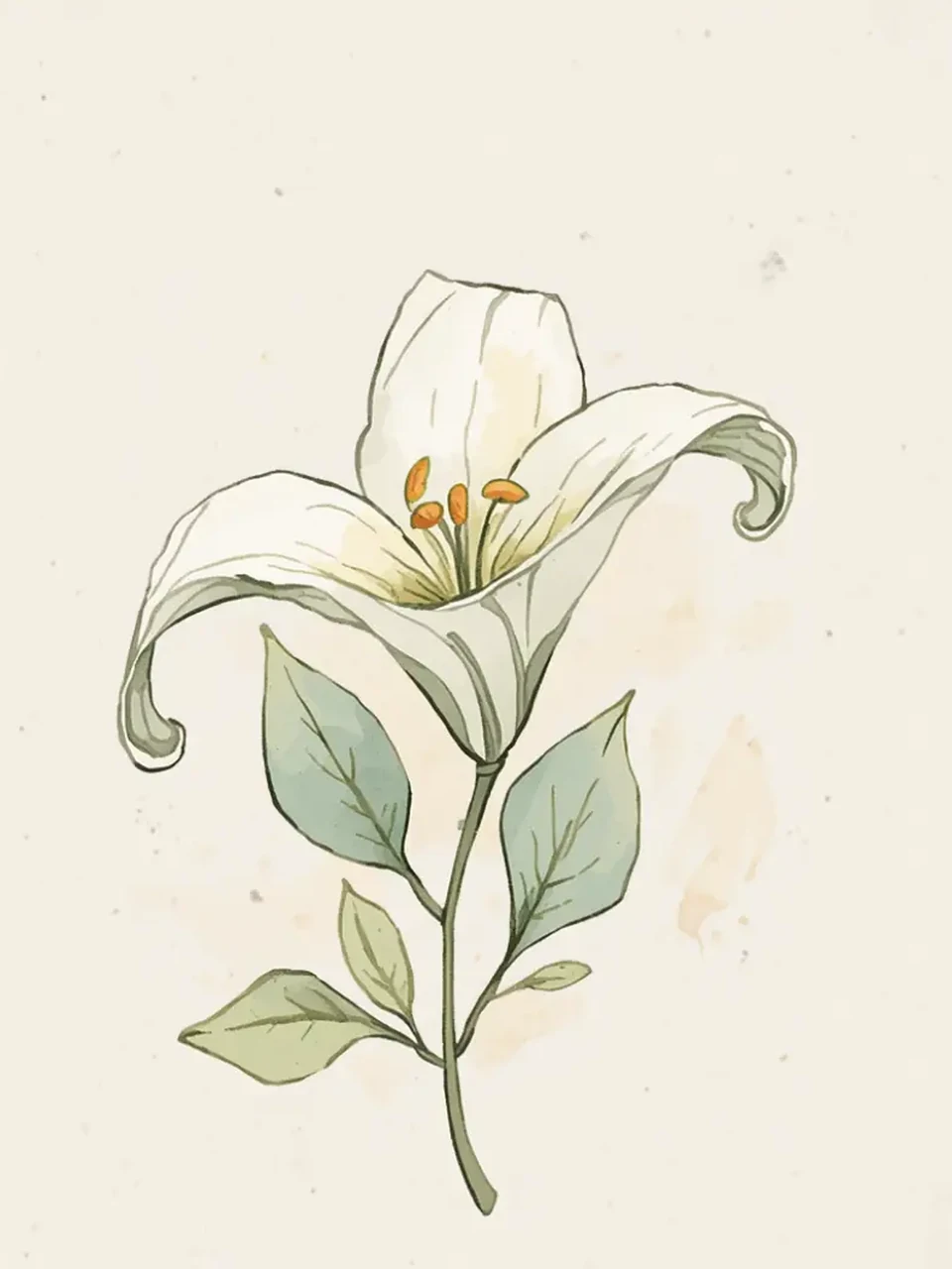 Anteilnahme: Aquarellmotiv