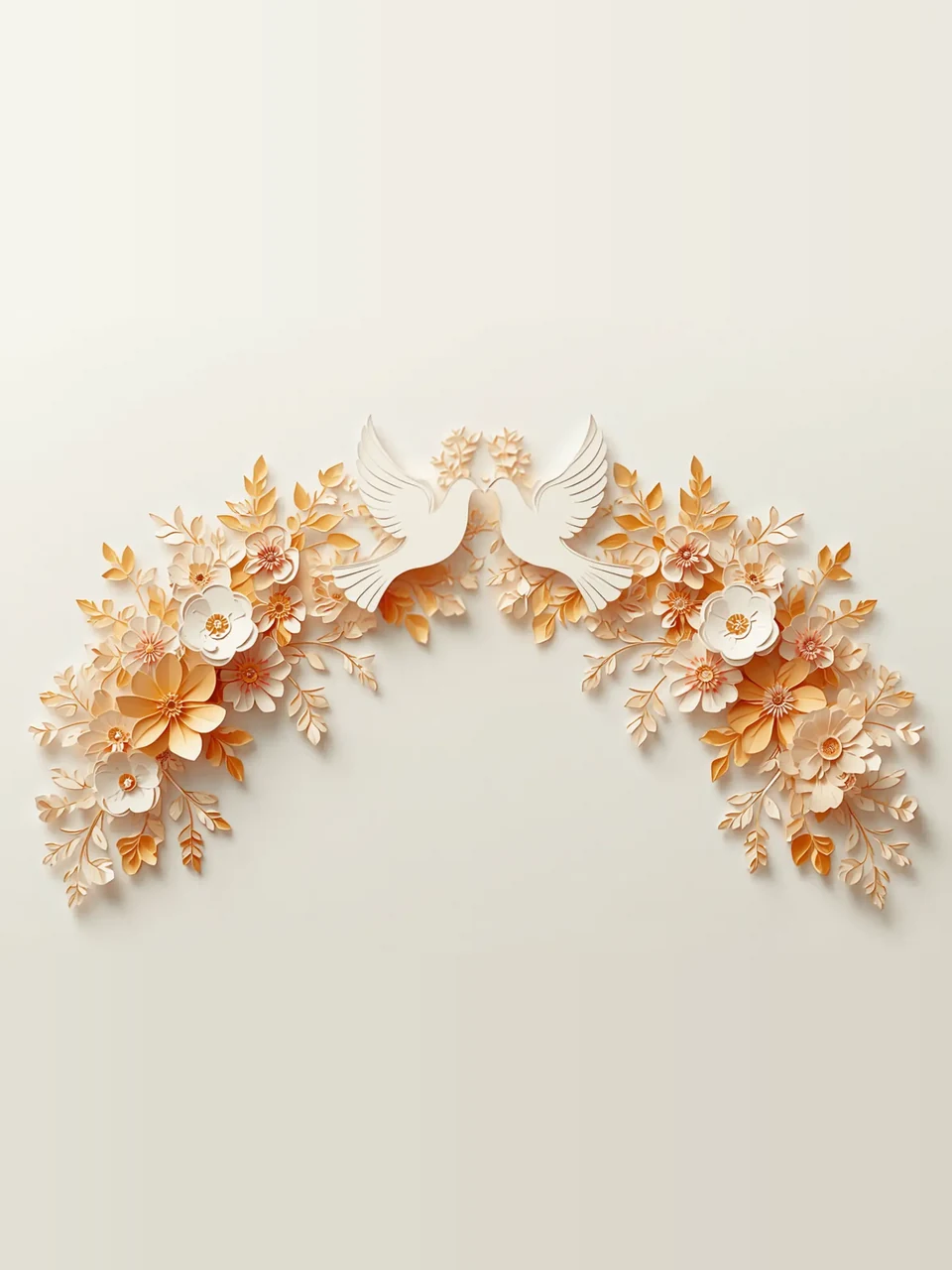 Hochzeit: Mehrlagige Illustration