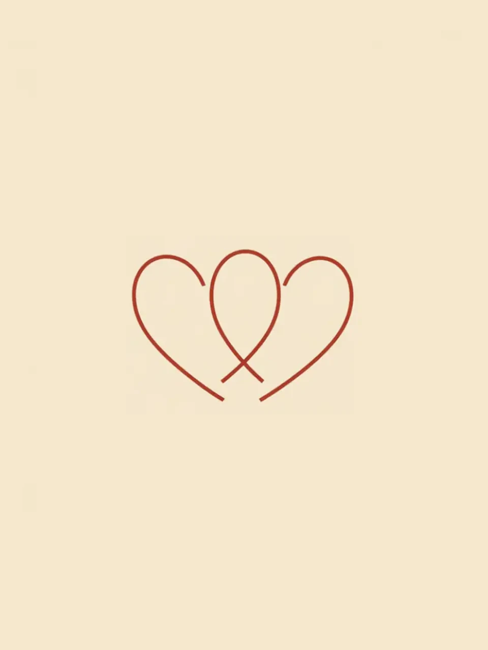 Hochzeitstag: Minimalistische Linienzeichnung