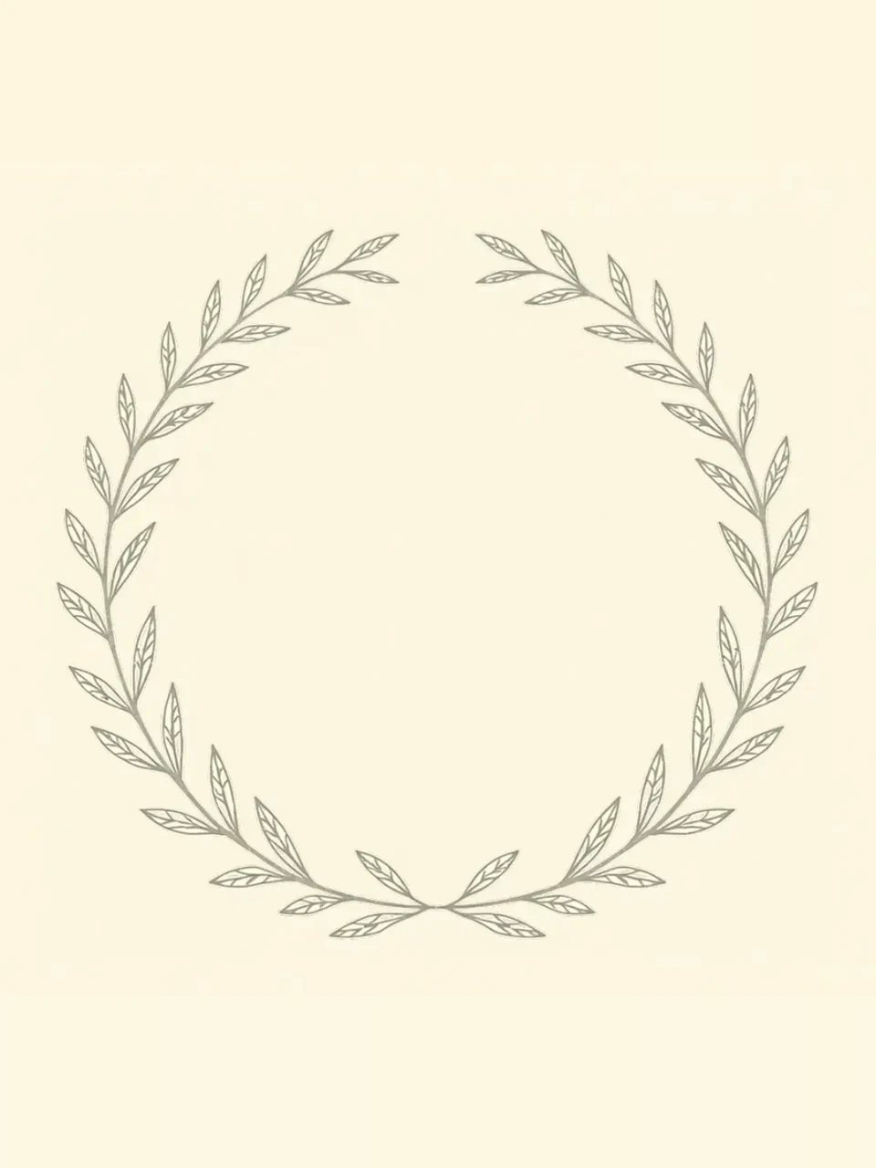 Zarter Lorbeerkranz